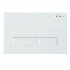 Кнопка смыва BelBagno Marmi BB009-MR-BIANCO белая глянцевая