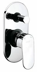 Смеситель WasserKRAFT Donau 5361 для ванны и душа скрытый монтаж кнопочный дивертор