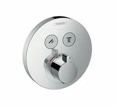Термостат Hansgrohe Shower Select S 15743000 для ванны и душа на 2 выхода скрытый монтаж