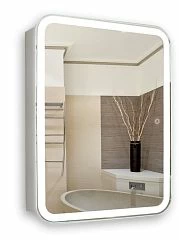 Зеркало-шкаф Silver Mirrors Фиджи flip 50 сенсорный выключатель с Led-подсветкой L/R