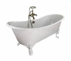 Чугунная ванна Elegansa Nadia White 180х80 (комплект)