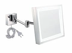 Косметическое зеркало Lvyi 1802D с Led подсветкой глянцевый хром