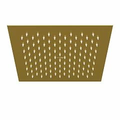 Верхний душ WasserKRAFT A198 квадратный матовое золото